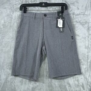 NEW O'NEILL Standard Fit Heather Gray Hybrid Shorts Men's Size 27 NWT
